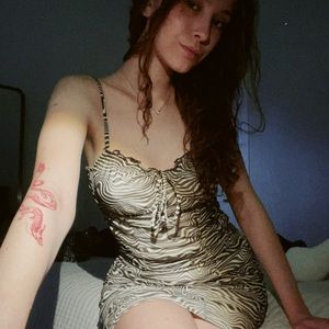 H&M Meshed Bodycon Mini Dress